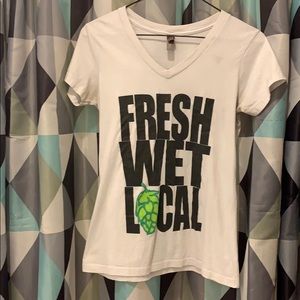 V-neck brewing shirt